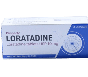 Pinnacle Loratadine USP 10mg, 10 x 10 Tablets - Silverline Pharmacy Surulere, Lagos