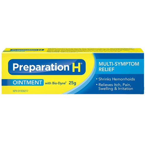 Preparation H Ointment with Bio-Dyne, 25g - Silverline Pharmacy Surulere, Lagos