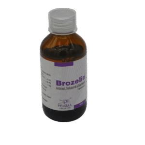 Prisma Brozelin Expectorant Syrup, 100ml - Silverline Pharmacy Surulere, Lagos