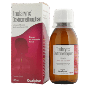 Qualiphar Toularynx Dextromethorphan Cough Syrup, 180ml - Silverline Pharmacy Surulere, Lagos