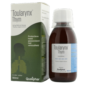 Qualiphar Toularynx Thym 6.5g/100ml Cough Syrup, 180ml - Silverline Pharmacy Surulere, Lagos