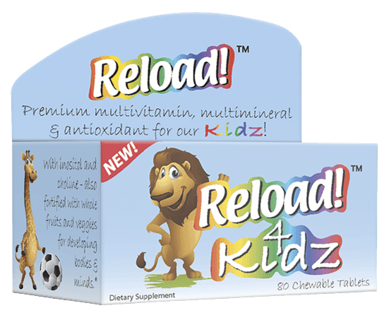 Reload 4 Kidz Chewable Multivitamin, 80 Tablets - Silverline Pharmacy Surulere, Lagos
