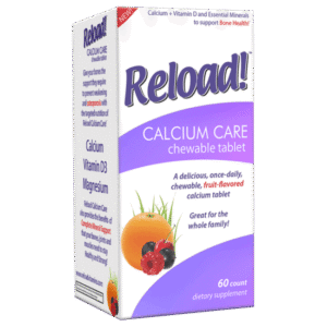 Reload Calcium Care Chewable, 60 Tablets - Silverline Pharmacy Surulere, Lagos