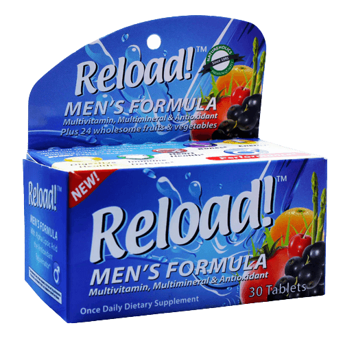 Reload Men’s Multivitamin Formula, 30 Tablets - Silverline Pharmacy Surulere, Lagos