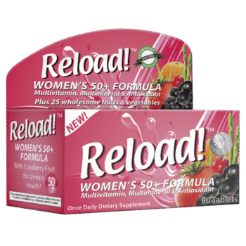 Reload Women's 50+ Multivitamin Formula, 90 Tablets - Silverline Pharmacy Surulere, Lagos