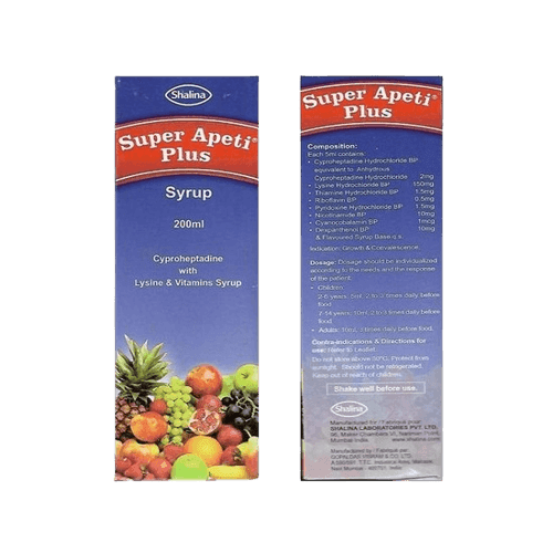 Shalina Super Apeti Plus Syrup, 200ml - Silverline Pharmacy Surulere, Lagos