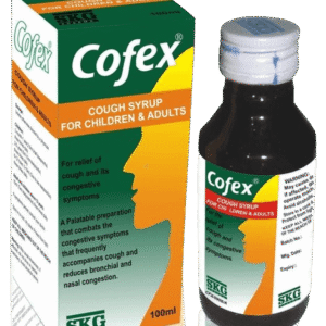 SKG Pharma Cofex Cough Syrup For Infants & Adults, 100ml - Silverline Pharmacy Surulere, Lagos