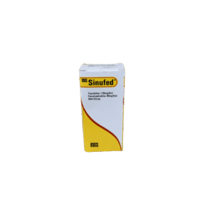 SKG Pharma Sinufed Nasal Decongestant & Cold Syrup, 50ml - Silverline Pharmacy Surulere, Lagos