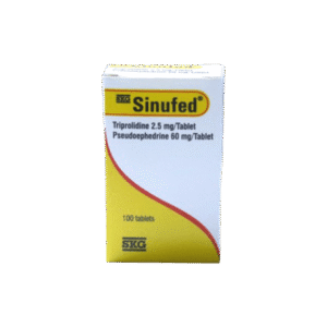 SKG Sinufed, 100 Tablets - Silverline Pharmacy Surulere, Lagos