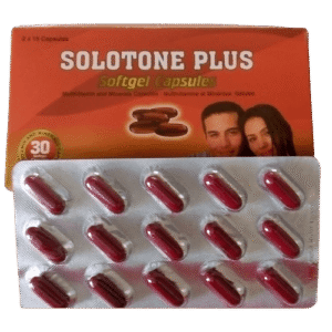 Solotone Plus Softgel Multivitamin Capsules, 30 Capsules - Silverline Pharmacy Surulere, Lagos