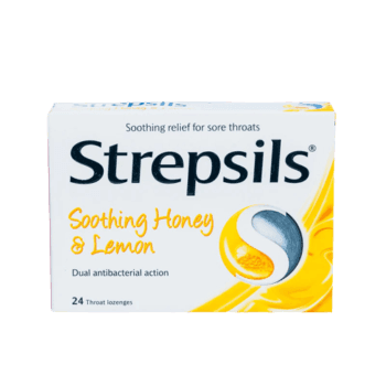 Strepsils Soothing Honey & Lemon, 24 Lozenges - Silverline Pharmacy Surulere, Lagos