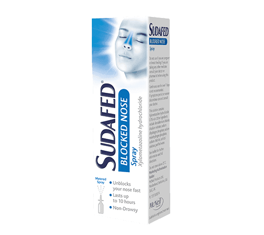 Sudafed Blocked Nose Spray, 15ml - Silverline Pharmacy Surulere, Lagos