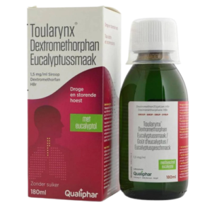 Qualiphar Toularynx Dextromethorphan Eucalyptus Syrup, 180ml - Silverline Pharmacy Surulere, Lagos