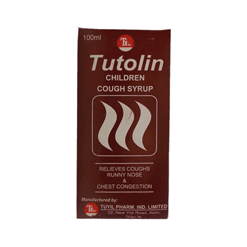 Tuyil Pharm Tutolin Children Cough Syrup, 100ml - Silverline Pharmacy Surulere, Lagos