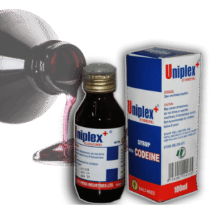Uniplex+ Syrup With Codeine For Cough Relief, 100ml - Silverline Pharmacy Surulere, Lagos