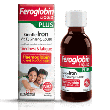 Vitabiotics Feroglobin Liquid Plus, 200ml - Silverline Pharmacy Surulere, Lagos