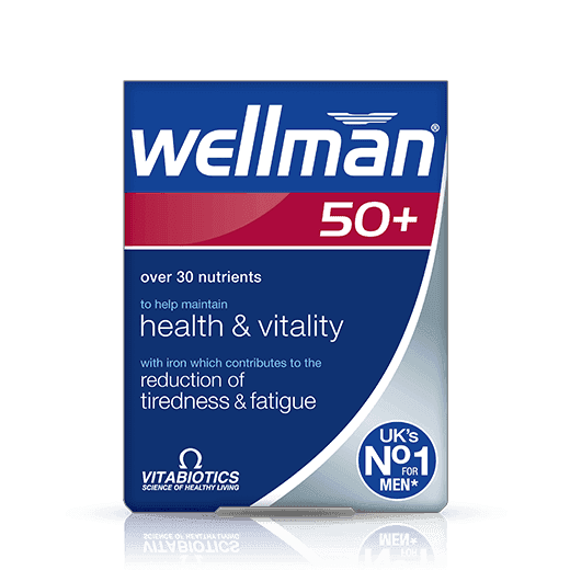 Vitabiotics Wellman 50+ Daily Multivitamin, 30 Tablets - Silverline Pharmacy Surulere, Lagos