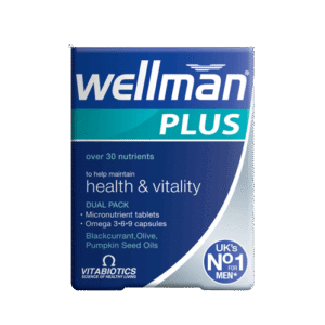 Vitabiotics Wellman Plus Omega 3-6-9 Multivitamin, Pack of 56 - Silverline Pharmacy Surulere, Lagos