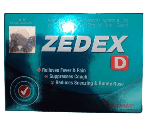 Wockhardt Zedex D, 1 x 10 Softgels - Silverline Pharmacy Surulere, Lagos