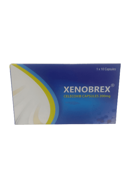 Xenobrex Celecoxib Capsules 200mg, 1 x 10 Capsules - Silverline Pharmacy Surulere, Lagos