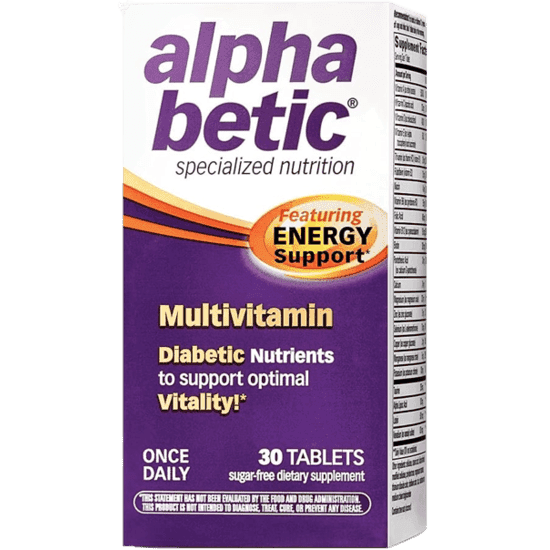 Alphabetic Once Daily Multivitamin for Diabetics, 30 Tabs - Silverline Pharmacy Surulere, Lagos