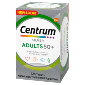 GSK Centrum Silver Adults 50+, 125 Tablets - Silverline Pharmacy Surulere, Lagos