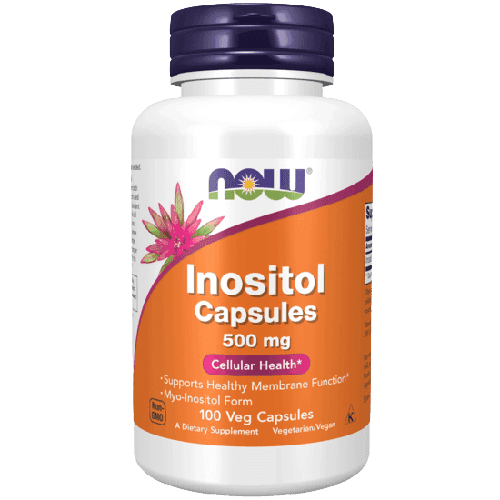 NOW Supplements Inositol 500mg, 100 Veg Capsules - Silverline Pharmacy Surulere, Lagos