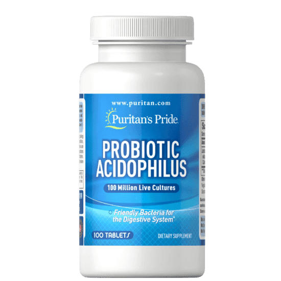 Puritan’s Pride Probiotic Acidophilus, 100 Tablets - Silverline Pharmacy Surulere, Lagos