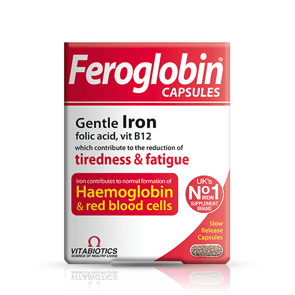Vitabiotics Feroglobin Capsules, 30 Capsules - Silverline Pharmacy Surulere, Lagos