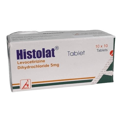 Afrab Histolat Levocetirizine 5mg, 100 Tablets - Silverline Pharmacy Surulere, Lagos
