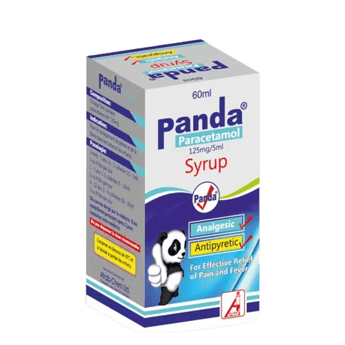 Afrab Panda Paracetamol Syrup, 60ml - Silverline Pharmacy Surulere, Lagos