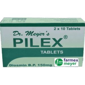 Dr Meyer's Pilex Diosmin 150mg, 20 Tablets - Silverline Pharmacy Surulere, Lagos