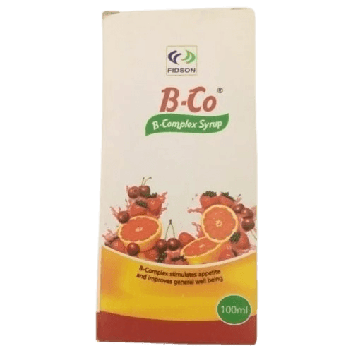 Fidson B-Co Vitamin B-Complex Syrup, 100ml - Silverline Pharmacy Surulere, Lagos