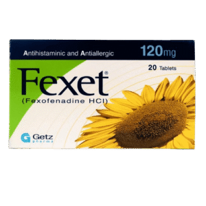 Getz Pharma Fexet 120mg, 20 Tablets - Silverline Pharmacy Surulere, Lagos
