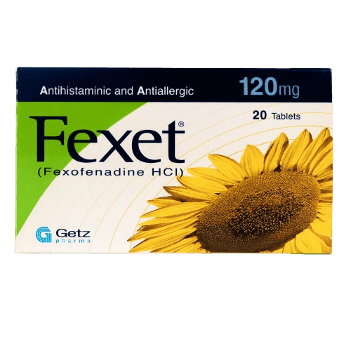 Getz Pharma Fexet 120mg, 20 Tablets - Silverline Pharmacy Surulere, Lagos