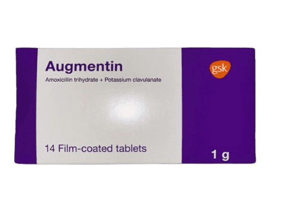 GSK Augmentin 1g, 14 Tablets - Silverline Pharmacy Surulere, Lagos