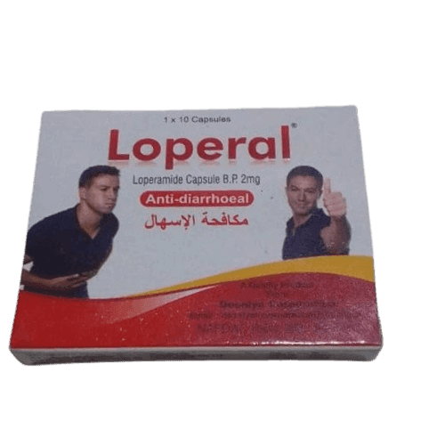 Loperal Loperamide 2mg Anti-Diarrhoeal, 10 Capsules - Silverline Pharmacy Surulere, Lagos