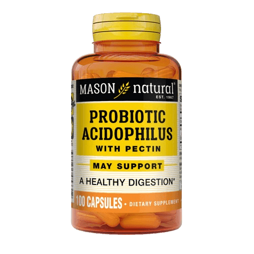 Mason Probiotic Acidophilus With Pectin, 100 Capsules - Silverline Pharmacy Surulere, Lagos