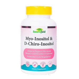 Nature's Field Myo-Inositol & D-Chiro-Inositol, 120 Capsules - Silverline Pharmacy Surulere, Lagos