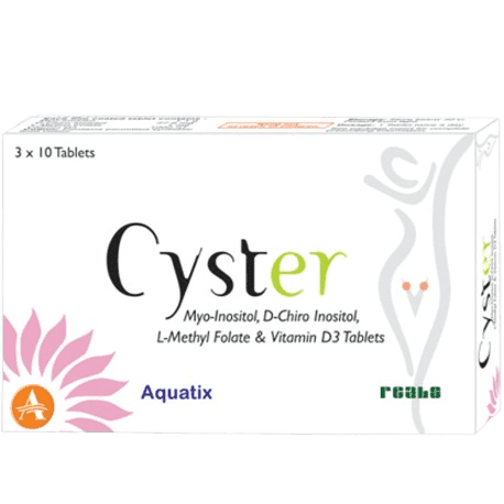 Reals Cyster Aquatix Inositol & Vitamin D3, 30 Tablets - Silverline Pharmacy Surulere, Lagos
