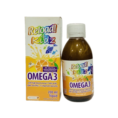 Reload 4 Kidz Omega-3 Plus DHA and EPA, 200ml - Silverline Pharmacy Surulere, Lagos