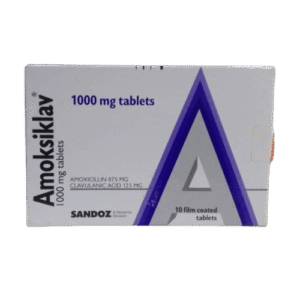 Sandoz Amoksiclav 1g, 10 Tablets - Silverline Pharmacy Surulere, Lagos