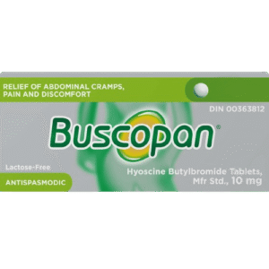 Sanofi Buscopan 10mg Hyoscine Butylbromide, 56 Tablets - Silverline Pharmacy Surulere, Lagos