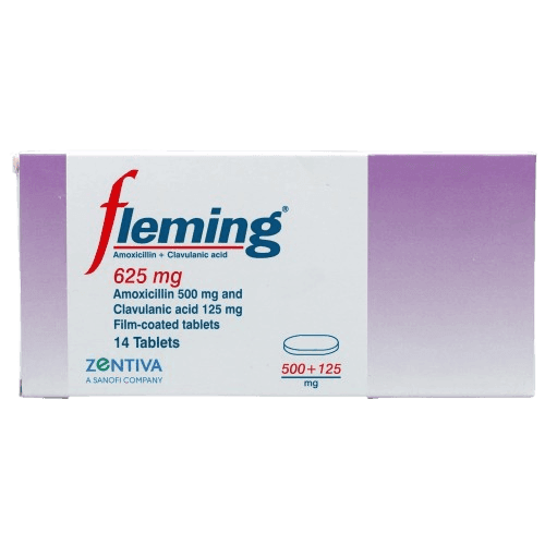 Sanofi Fleming 625mg, 14 Tablets - Silverline Pharmacy Surulere, Lagos