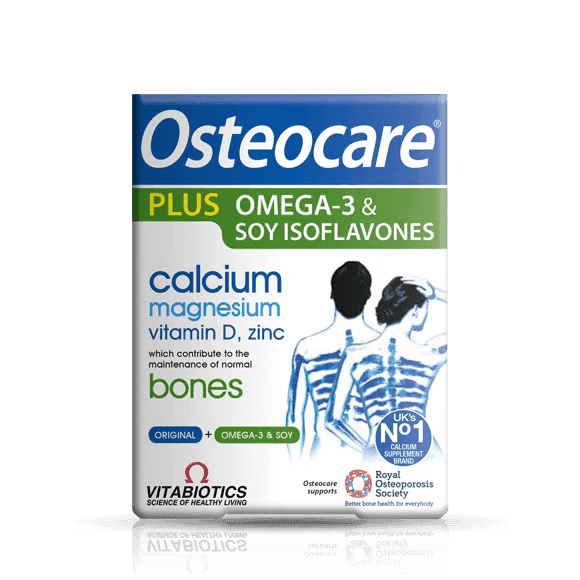 Vitabiotics Osteocare Plus Omega-3 & Soy, 30 Tabs - Silverline Pharmacy Surulere, Lagos