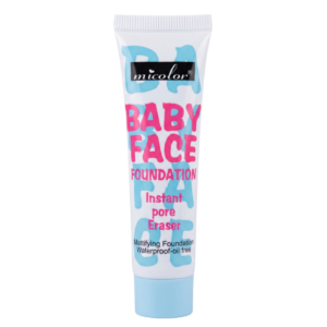 Micolor Baby Face Foundation Instant Pore Eraser, 37ml - Silverline Pharmacy Surulere, Lagos