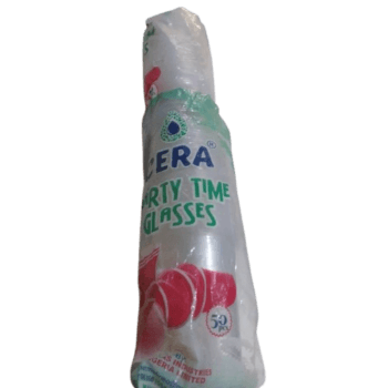 Cera Party Time Disposable Plastic Glasses, 50 Pcs - Silverline Pharmacy Surulere, Lagos