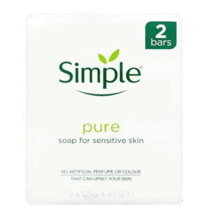 Simple Pure Soap For Sensitive Skin, 2 Bars - Silverline Pharmacy Surulere, Lagos