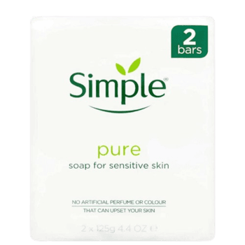 Simple Pure Soap For Sensitive Skin, 2 Bars - Silverline Pharmacy Surulere, Lagos