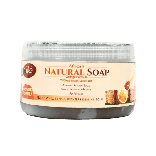 Toke African Natural Soap (Orange Formula), 250g - Silverline Pharmacy Surulere, Lagos